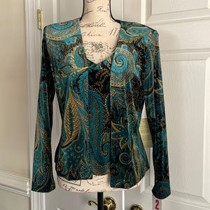 Xscape Blazer and tank top NWT